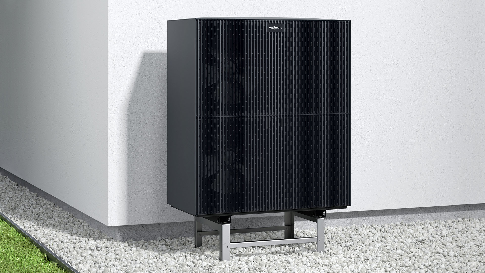 Viessmann Vitocal 250-A an einer Hauswand